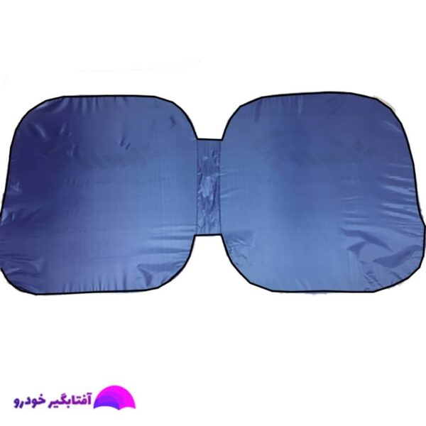 آفتابگیر شیشه جلو ماشین مدل مربع تبلیغاتی - Image 5